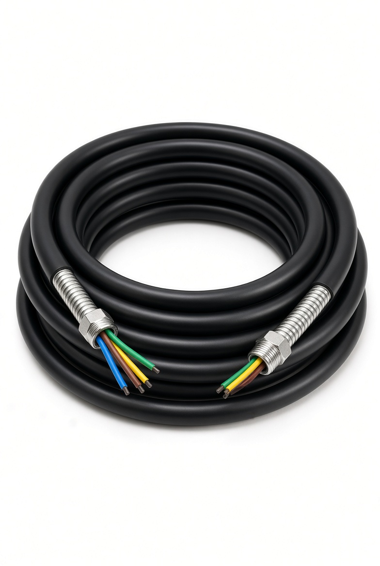 لوله خرطومی فلزی روکش PVC ضد مایع