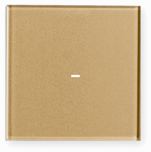 Beige glass touch switch