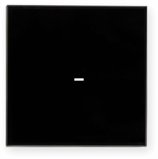 Black glass touch switch