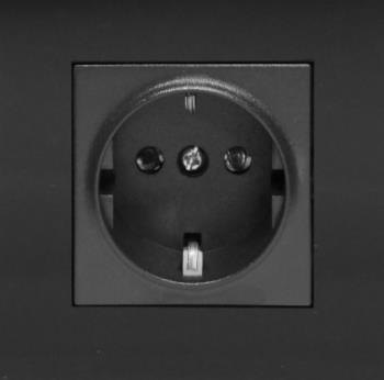 Earthed power socket